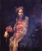 Anthony Van Dyck Portrait of the one armed painter Marten Rijckaert Sweden oil painting artist